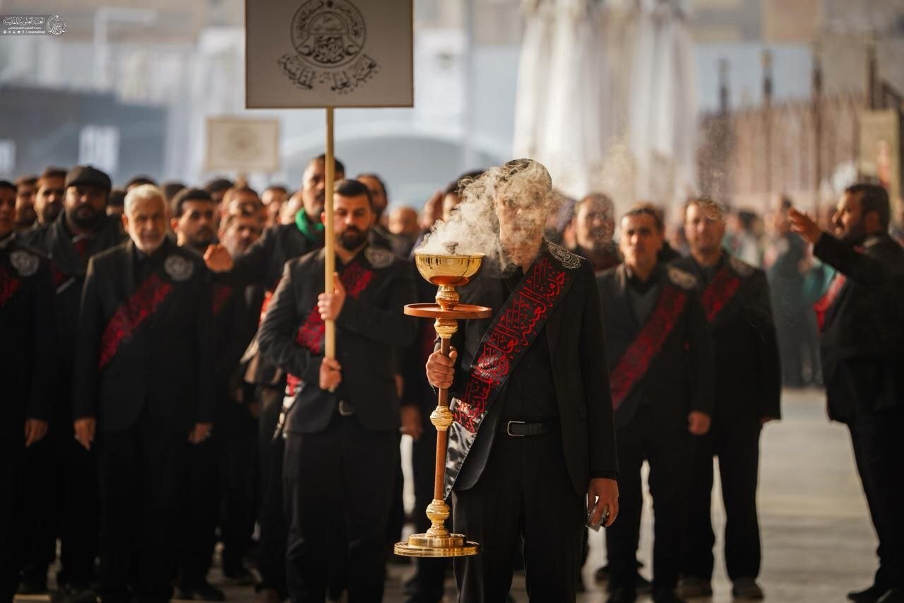 دستۀ عزاداری خدام علوی در سالروز شهادت امام هادی (علیه‌السلام)