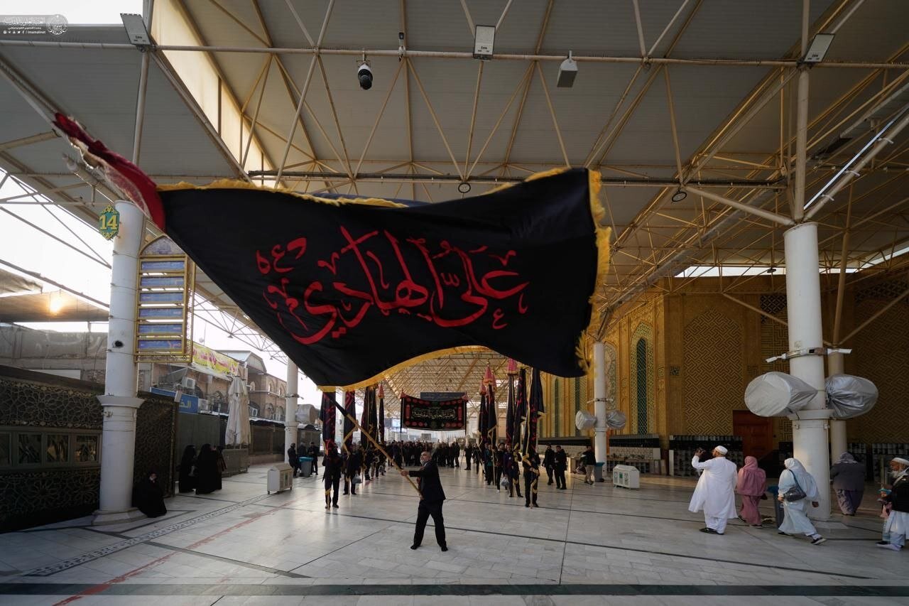 دستۀ عزاداری خدام علوی در سالروز شهادت امام هادی (علیه‌السلام)