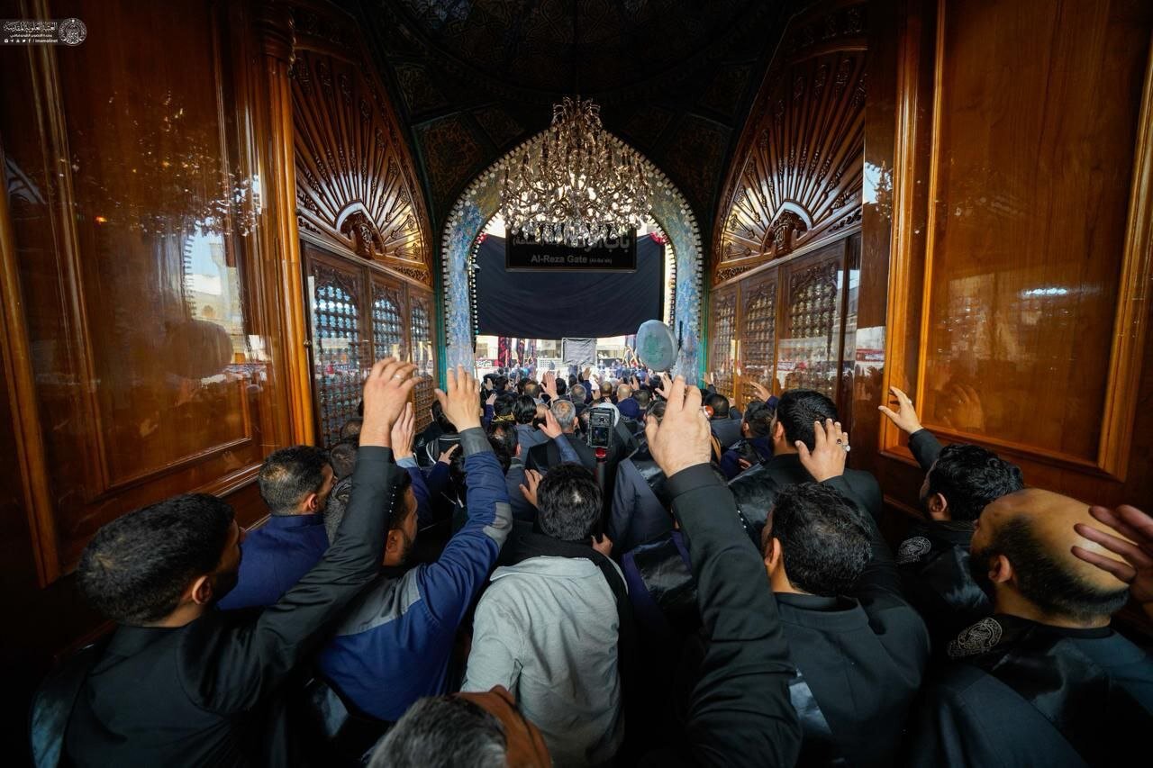 دستۀ عزاداری خدام علوی در سالروز شهادت امام هادی (علیه‌السلام)