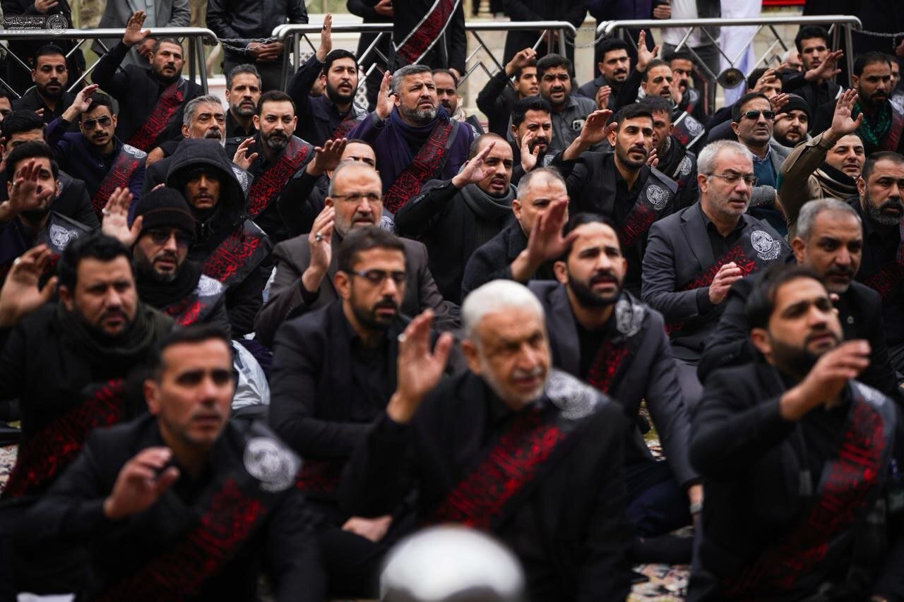 دستۀ عزاداری خدام علوی در سالروز شهادت امام هادی (علیه‌السلام)