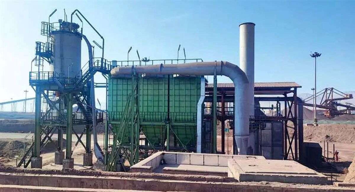 بهرهبرداری از غبارگیرهای جدید واحد انباشت و برداشت فولاد سفیددشت