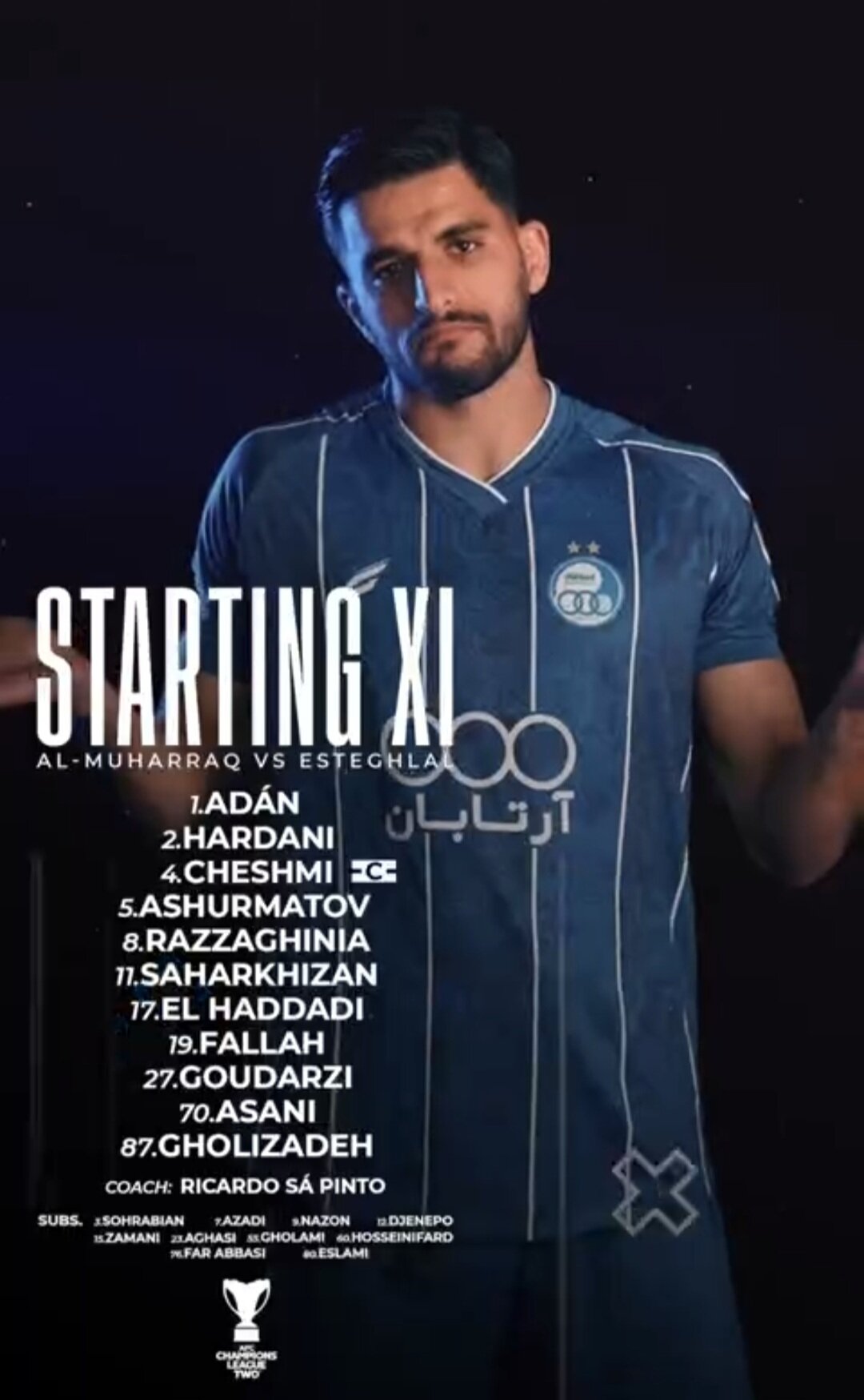 ترکیب استقلال برای مصاف با المحرق مشخص شد