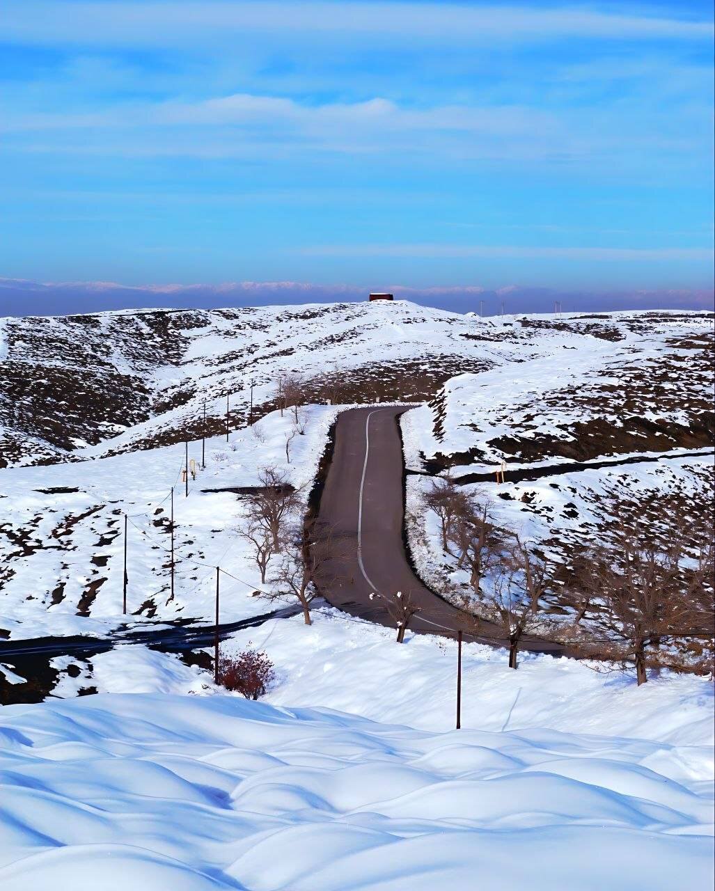 نمای زمستانی روستای ازغد طرقبه از لنز دوربین شهروندخبرنگار + عکس