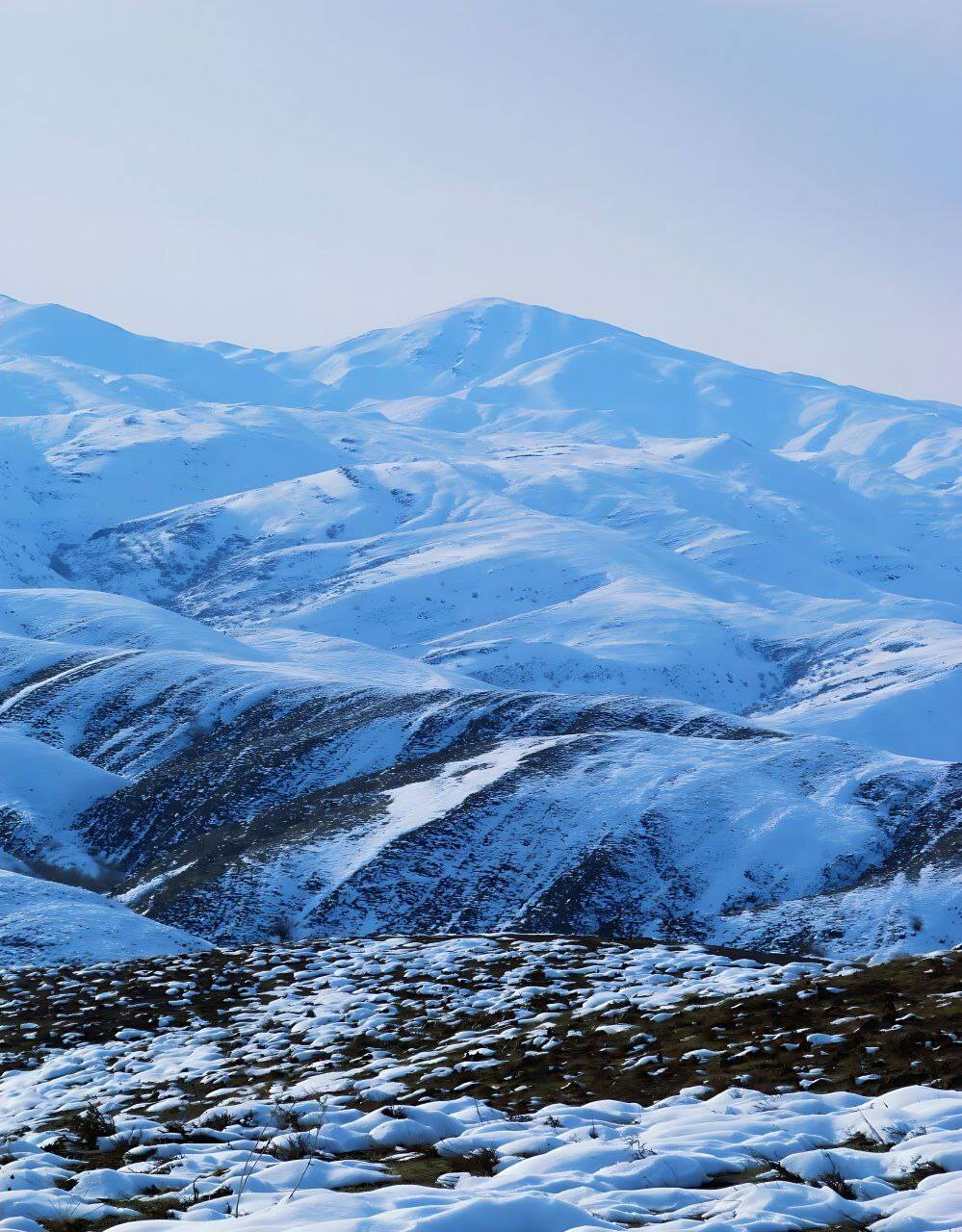 نمای زمستانی روستای ازغد طرقبه از لنز دوربین شهروندخبرنگار + عکس