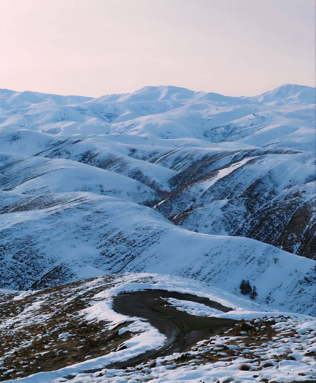نمای زمستانی روستای ازغد طرقبه از لنز دوربین شهروندخبرنگار + عکس