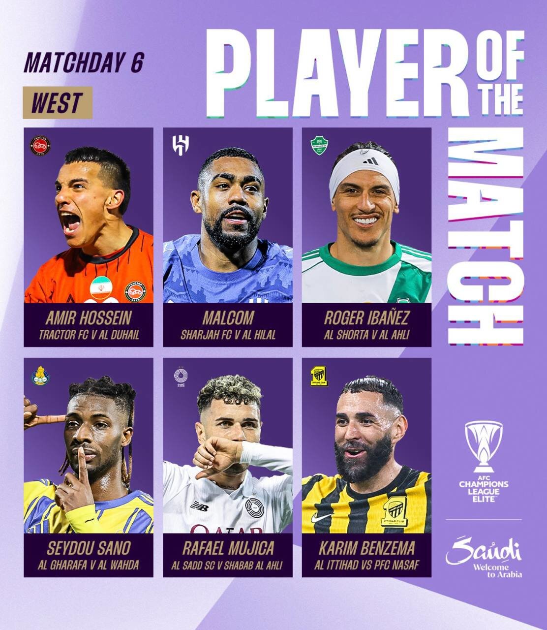 حسین‌زاده، ایبانز و کریم بنزما!