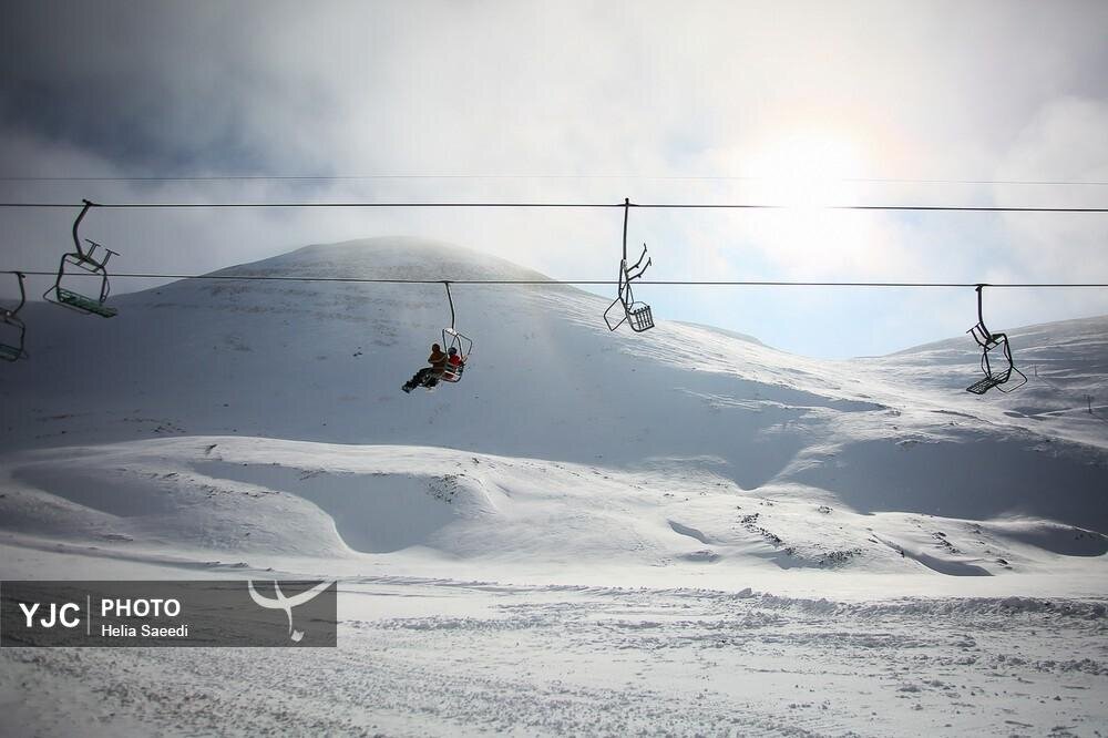 عکس/آیین افتتاح پیست بین‌المللی اسکی توچال