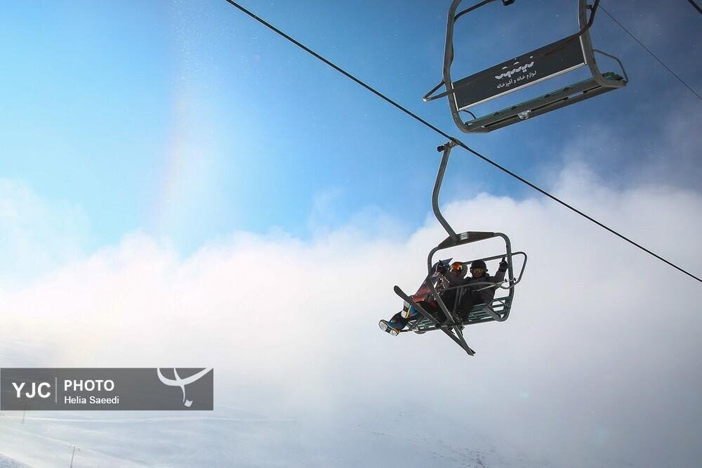 عکس/آیین افتتاح پیست بین‌المللی اسکی توچال