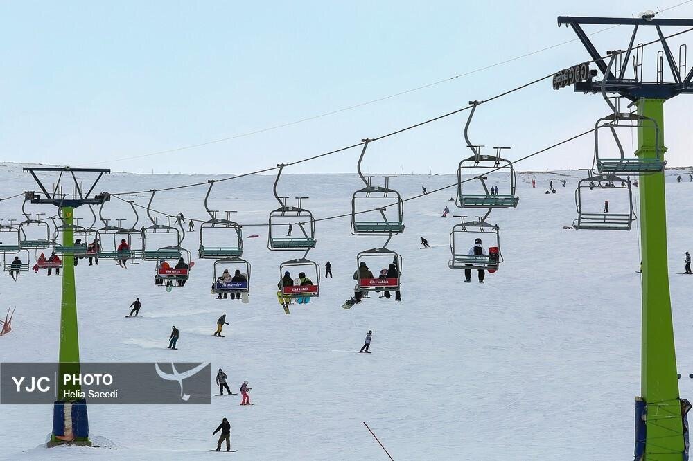 عکس/آیین افتتاح پیست بین‌المللی اسکی توچال