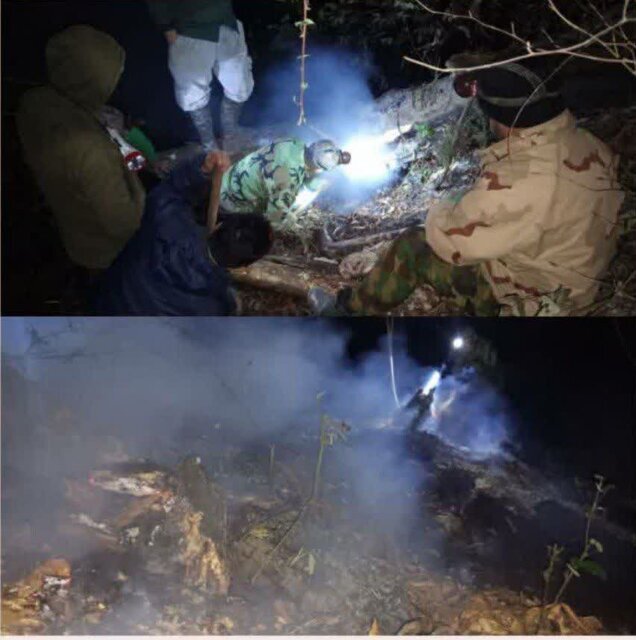 جلوی گسترش آتش در سوادکوه گرفته شد