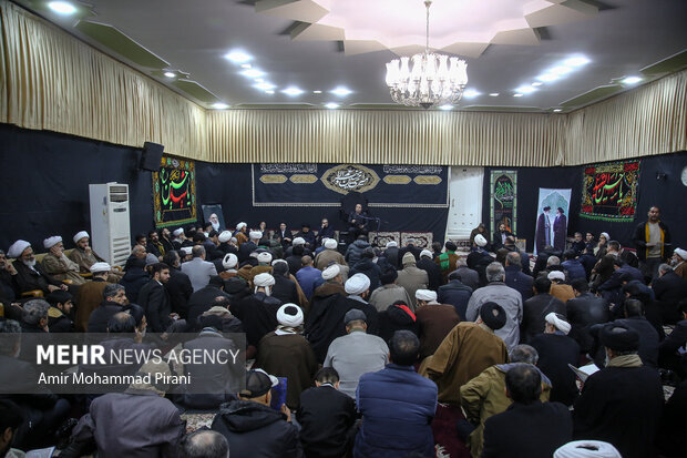 مراسم سالگرد ارتحال آیت الله هاشمی شاهرودی در قم برگزار شد
