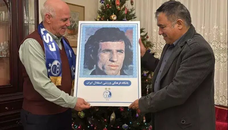 ‏ملاقات تاجرنیا با ستاره دهه پنجاه استقلال!