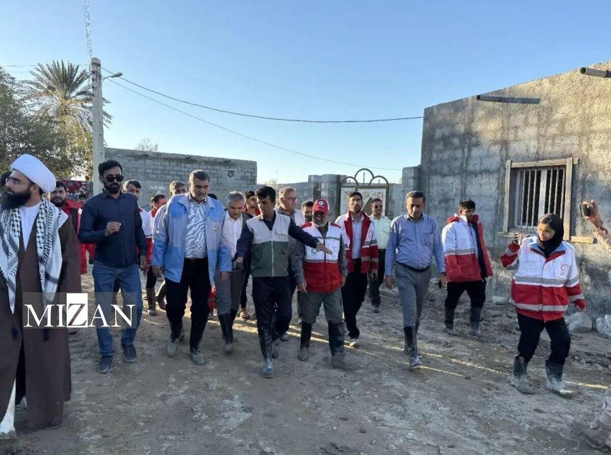 بازدید رئیس سازمان مدیریت بحران کشور از استان‌های سیل‌زده جنوب کشور