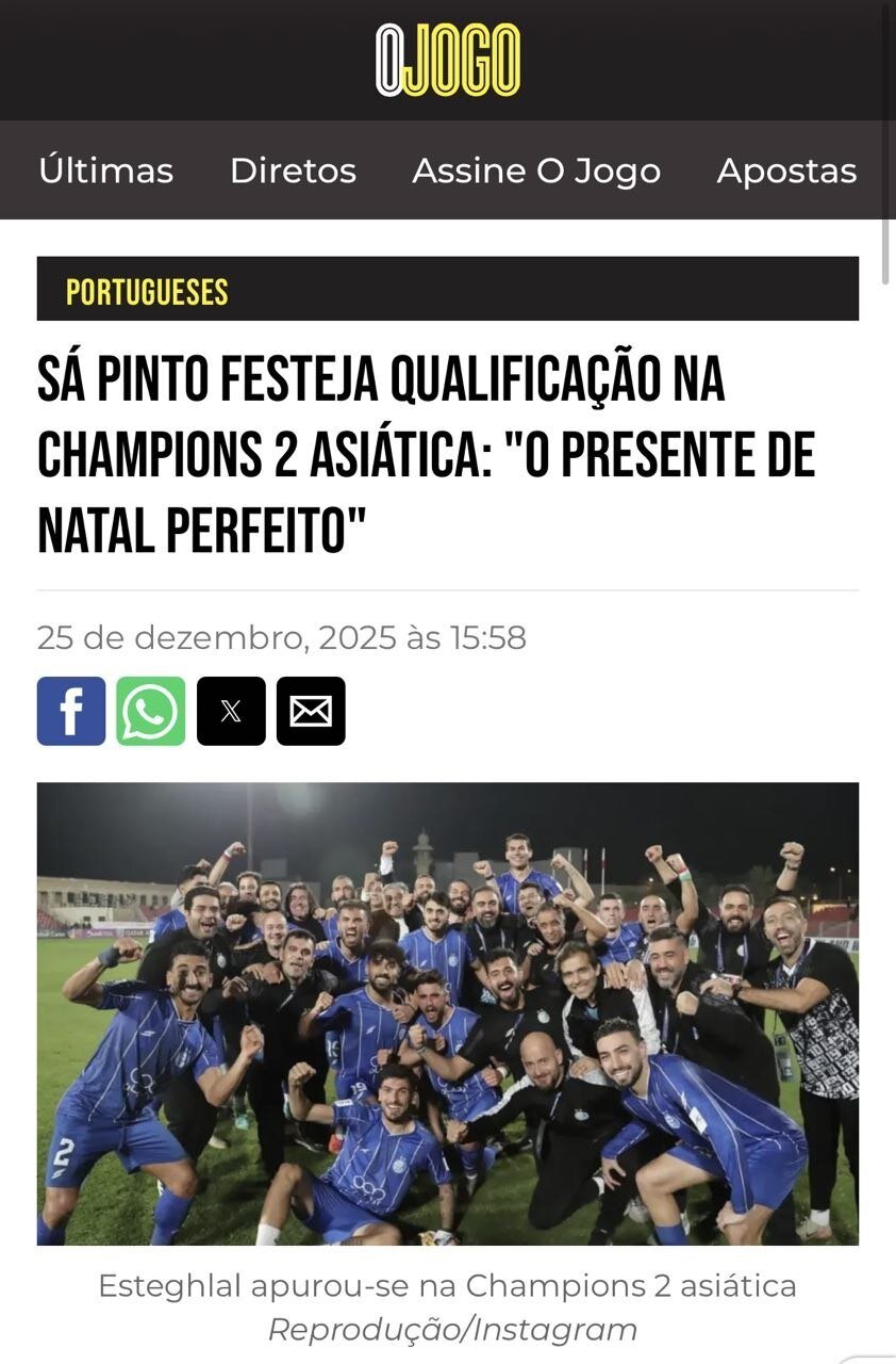 تمجید از پیروزی ساپینتو در دوئل پرتغالی!