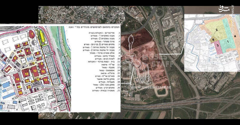 جزئیات جدید از محل اصابت موشک‌های ایران به ۲۰ ساختمان نظامی اسرائیل