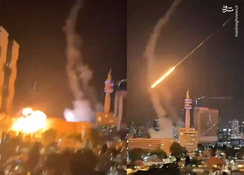 جزئیات جدید از محل اصابت موشک‌های ایران به ۲۰ ساختمان نظامی اسرائیل