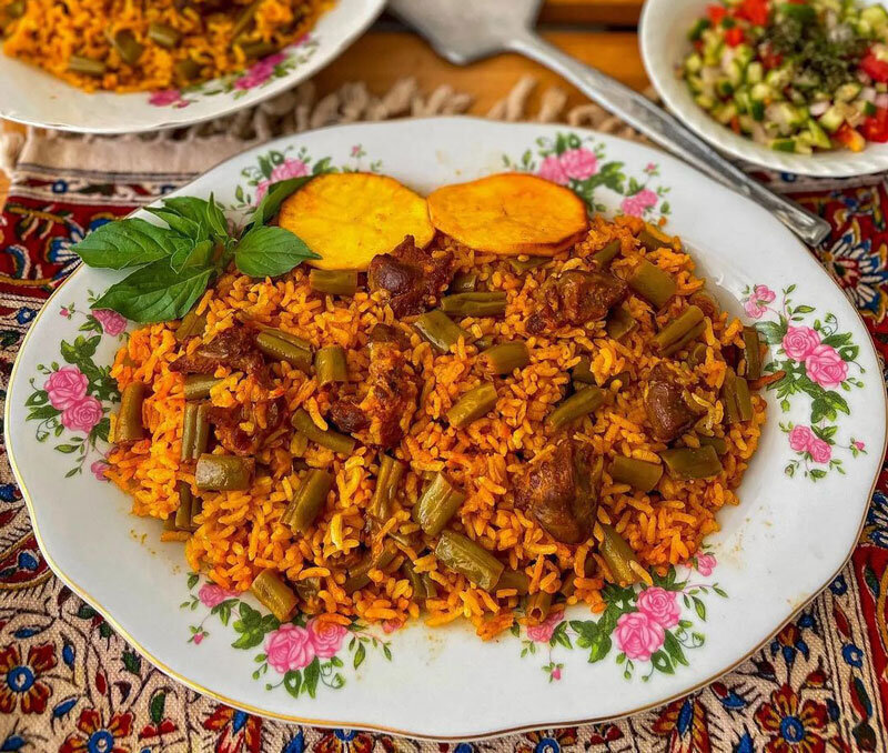 لوبیا پلو مجلسی به سبک مامان پز ؛ وقتی سادگی خوشمزه ترین انتخاب است