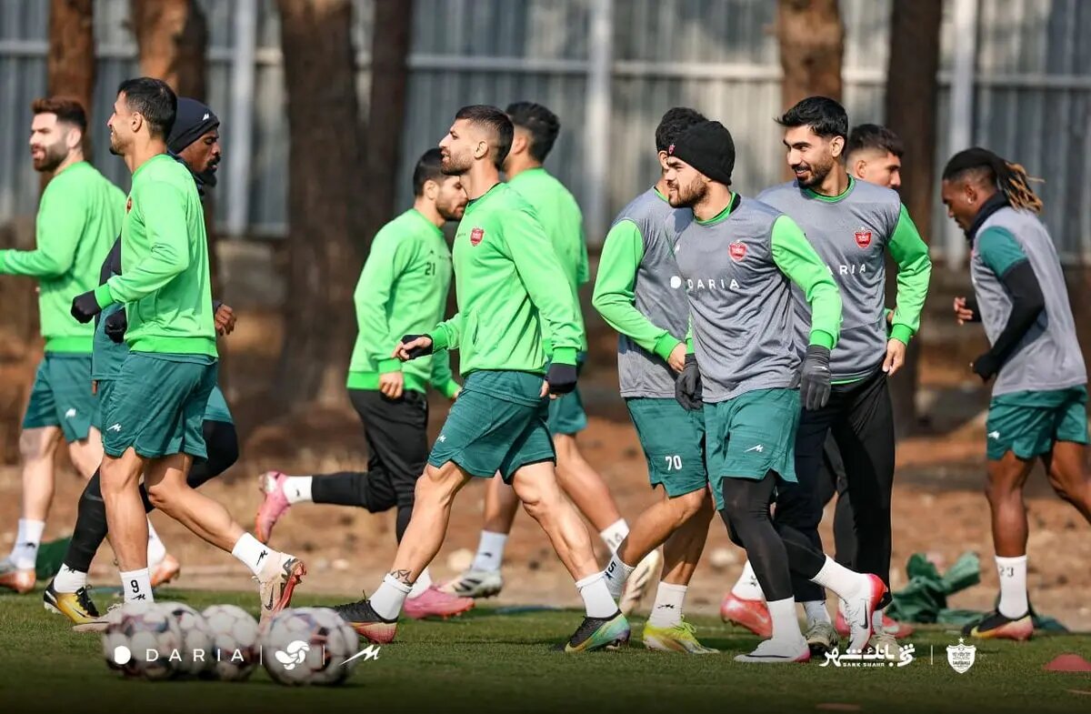 پرسپولیس در بازی دوستانه مقابل تیم لیگ یکی