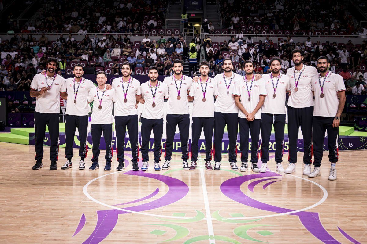 کسب مدال برنز تیم ملی بسکتبال ایران در میان برترین لحظات کاپ آسیا در سال ۲۰۲۵