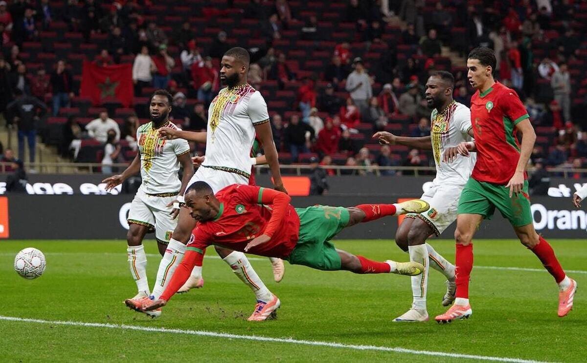تساوی تیم ملی فوتبال مراکش مقابل مالی