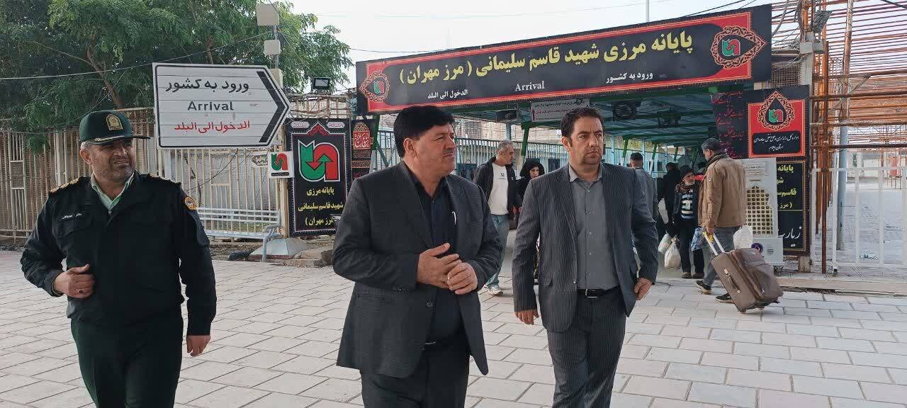 افزایش ۷.۵ درصدی تردد زائران از مرز بینالمللی مهران