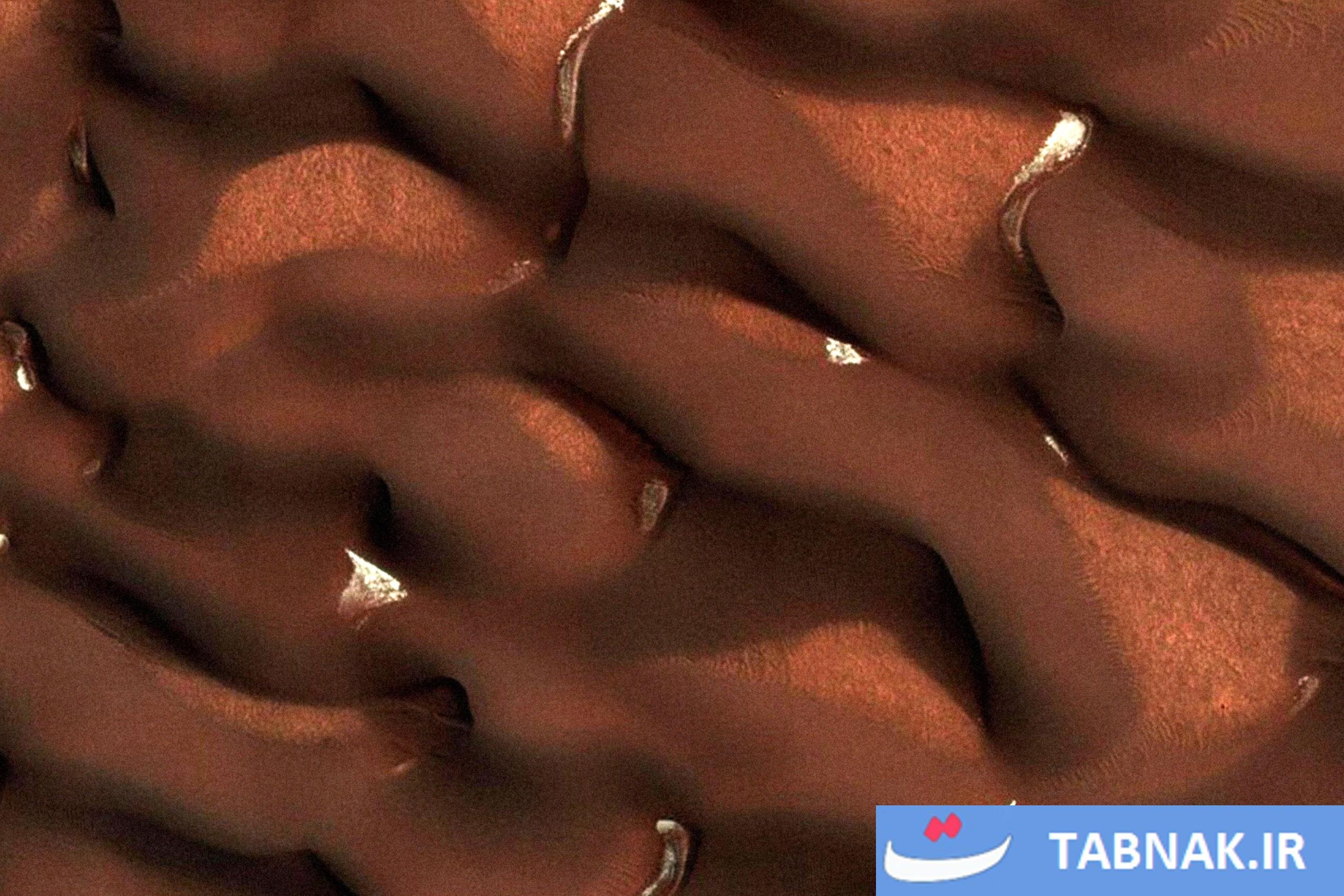 نماهای حیرت‌آور از مریخ