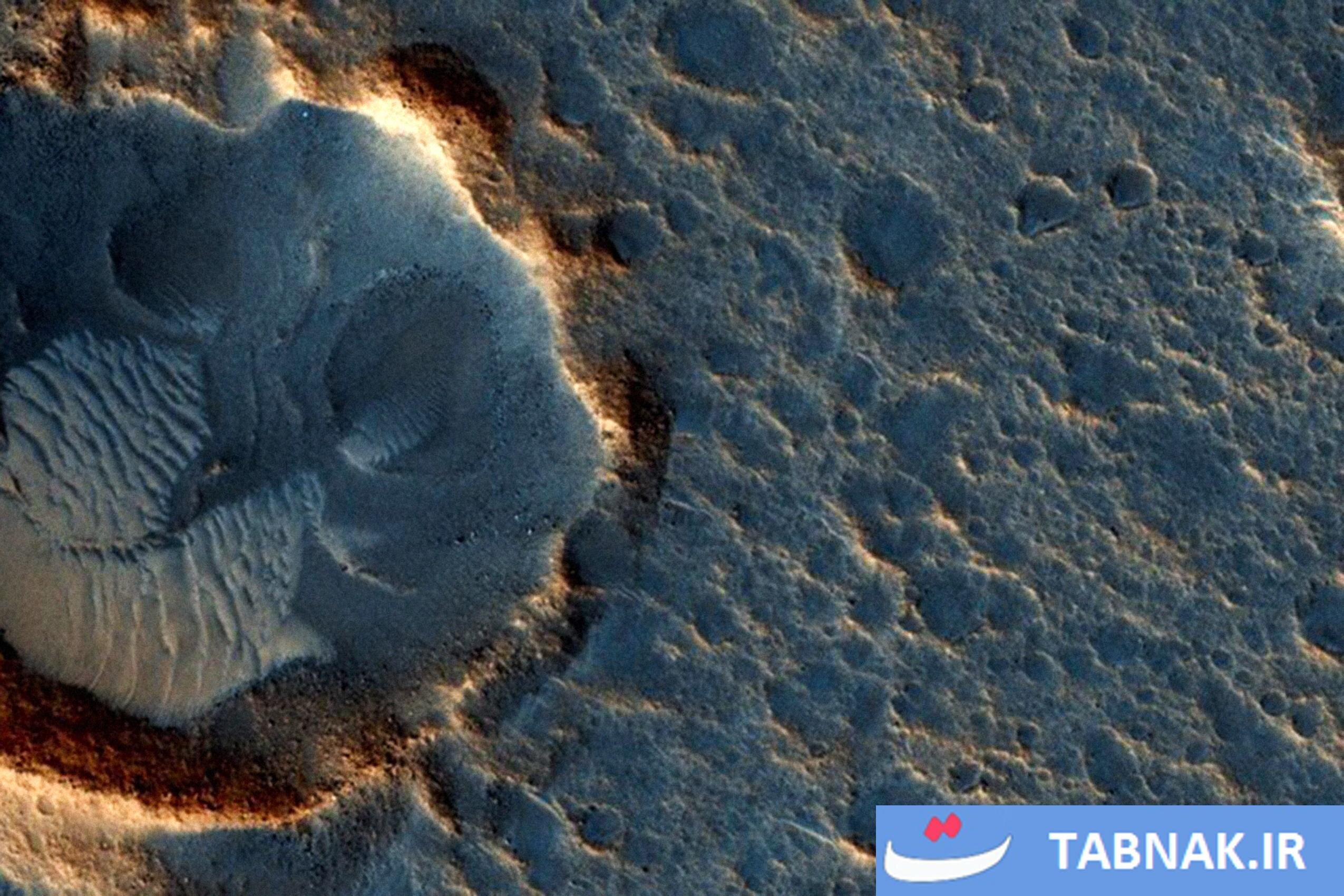 نماهای حیرت‌آور از مریخ