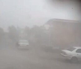 تصاویر آخرالزمانی از رگبار استوایی در یک شهر ایران