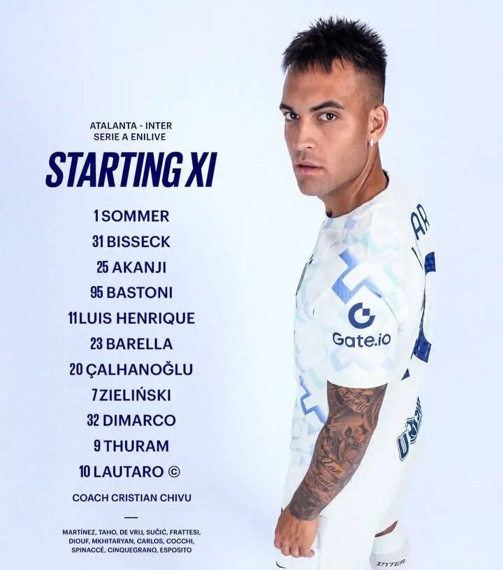 رونمایی از ترکیب اینتر مقابل آتالانتا