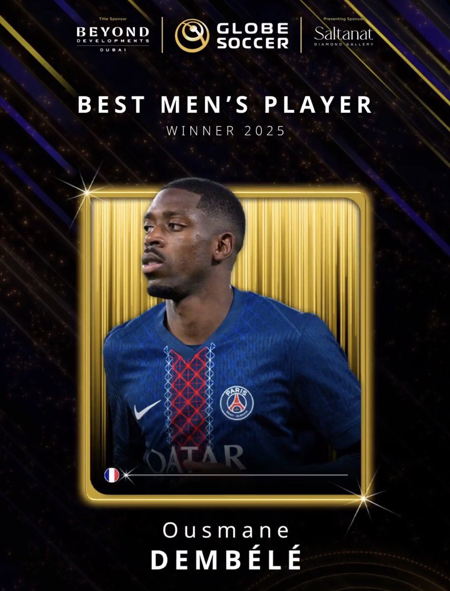 دمبله، بازیکن سال از نگاه گلوب ساکر 2025