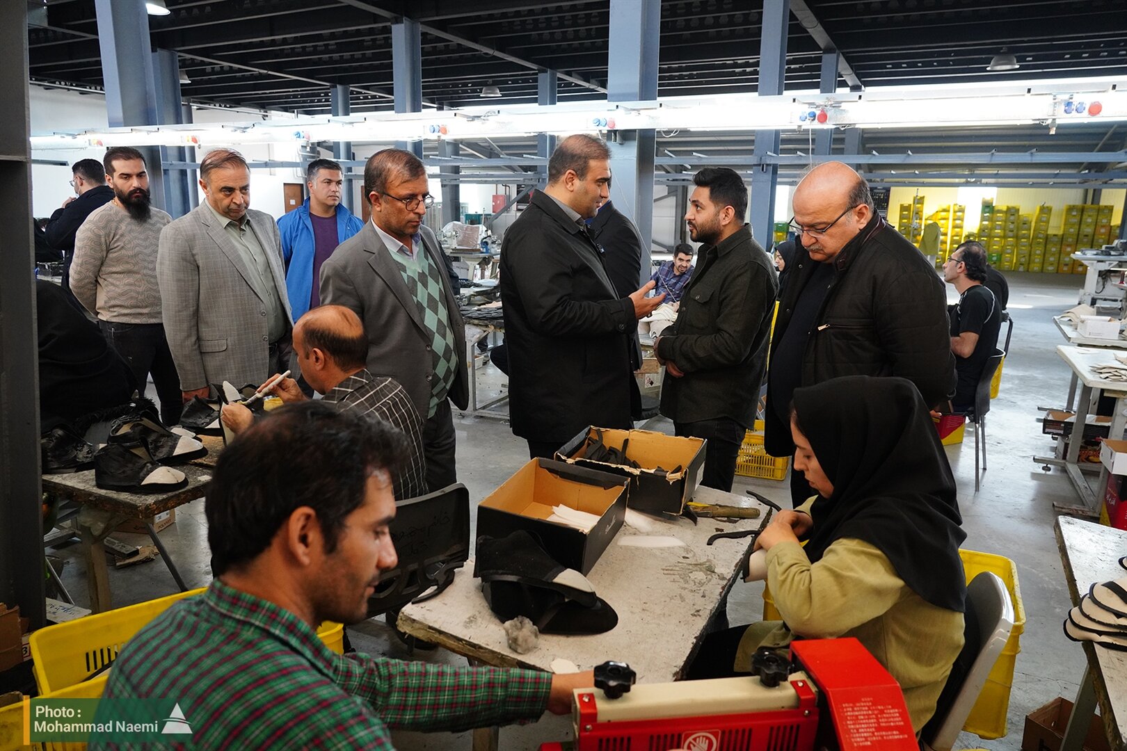 بازدید مدیرعامل سازمان منطقه آزاد ارس از کارخانه پیشگامان دنیلی ارس