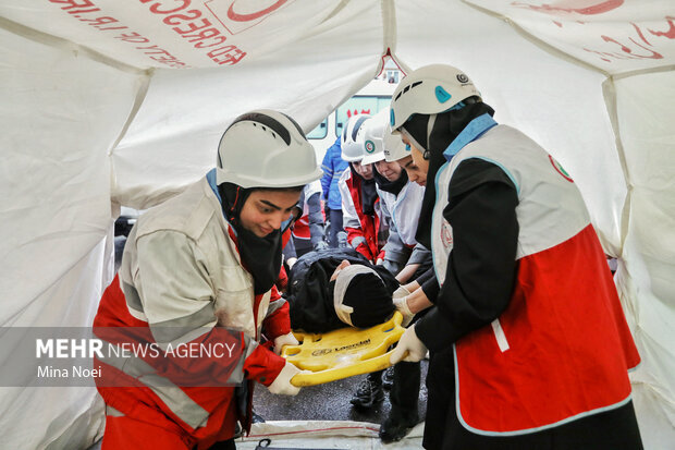 برگزاری مانور زلزله و اطفای حریق در تهران