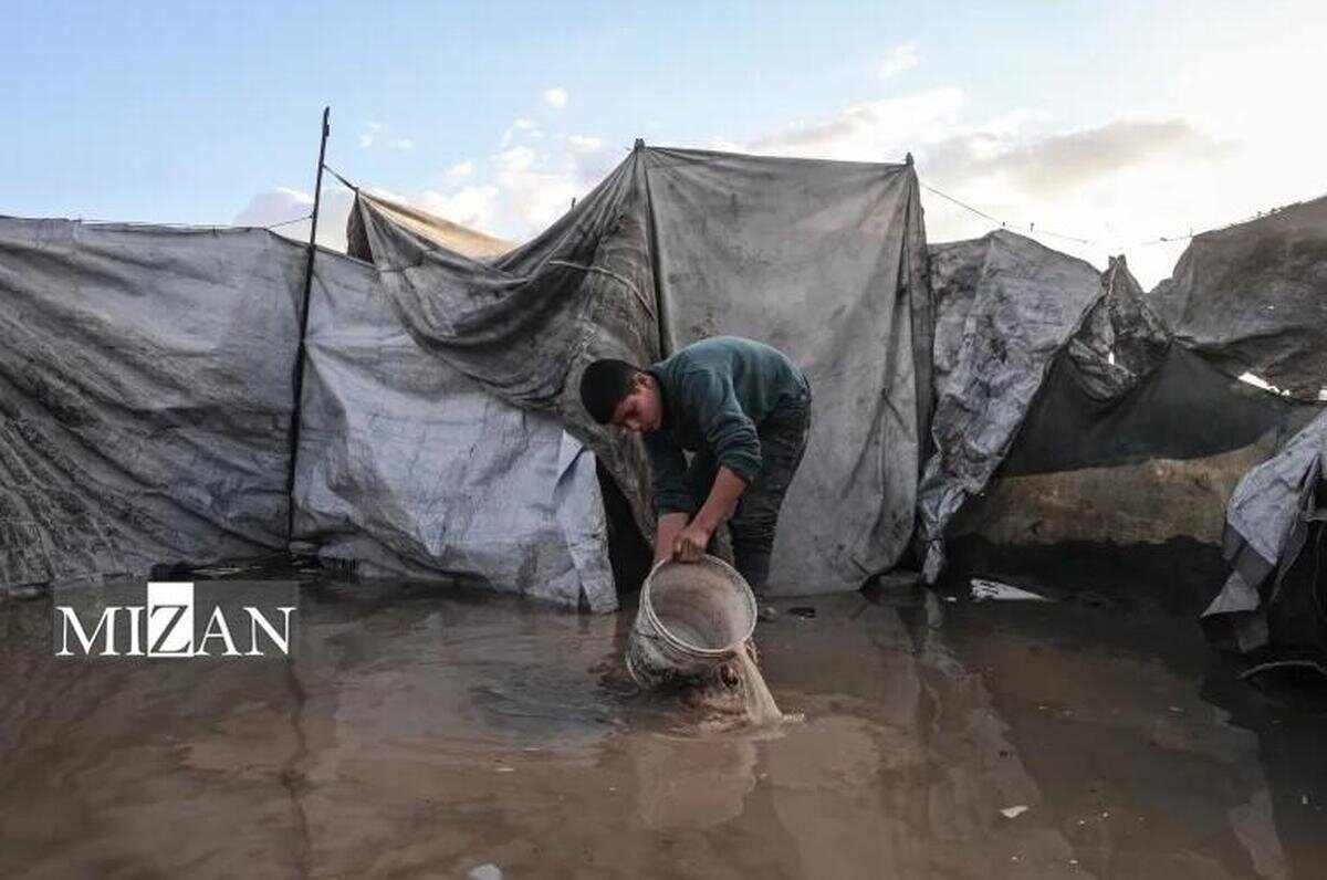 رنج زمستان بر تن آسیب‌دیده از نسل‌کشی غزه