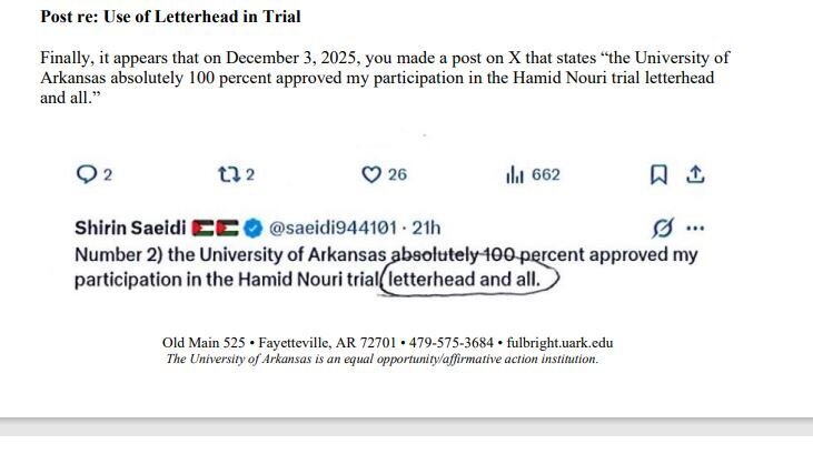 ناگفته‌های استاد ایرانی اخراج شده از دانشگاه آمریکا؛ روایت شیرین سعیدی درباره فشارها بر منتقدان رژیم صهیونیستی