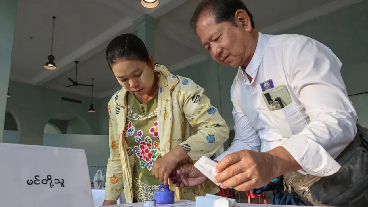 میانمار اولین انتخابات خود پس از کودتای ۲۰۲۱ را برگزار کرد