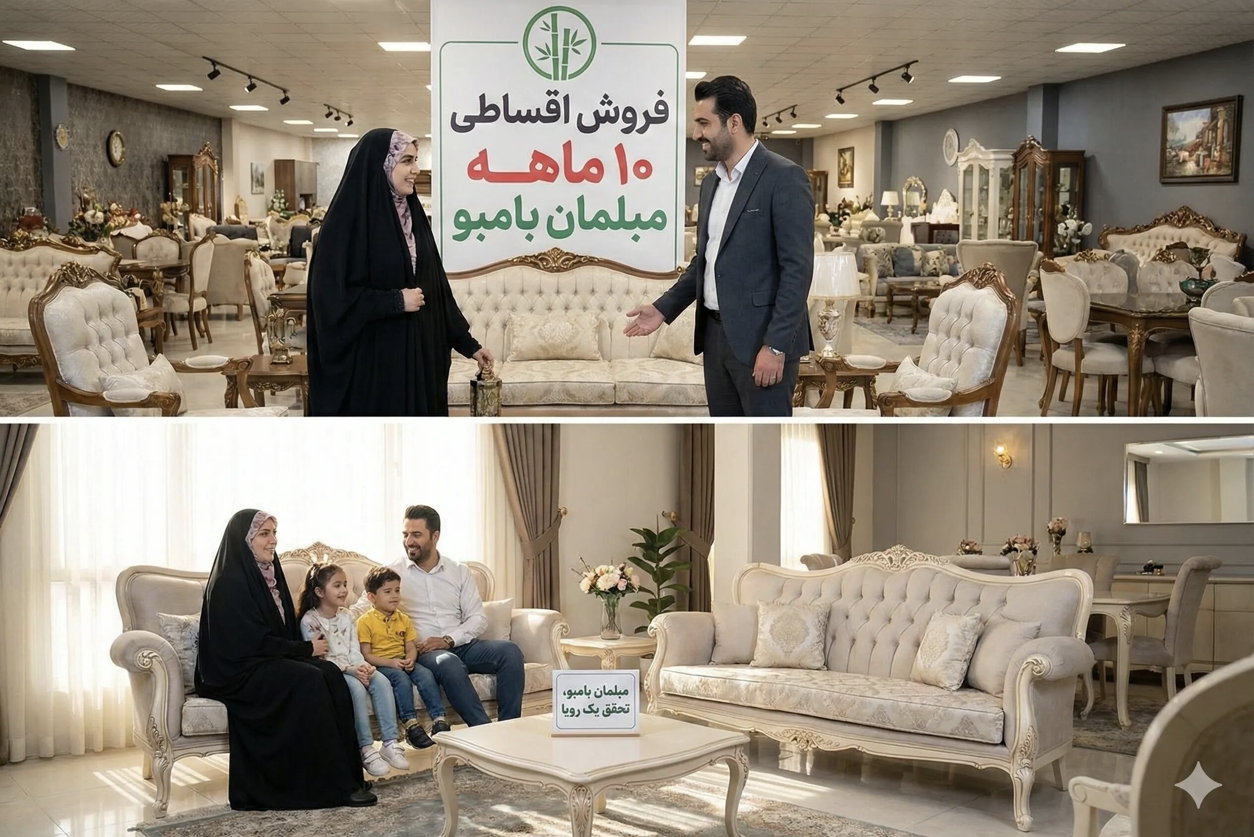 از کجا مبل با اقساط ده ماهه بخریم؟