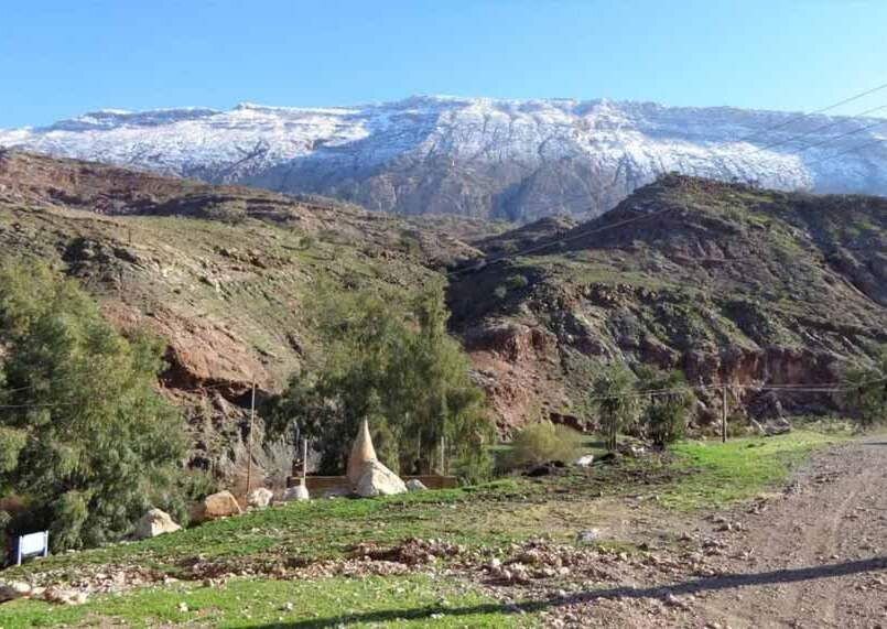 ارتفاعات لنگرکوه و سالند دزفول سفیدپوش شد