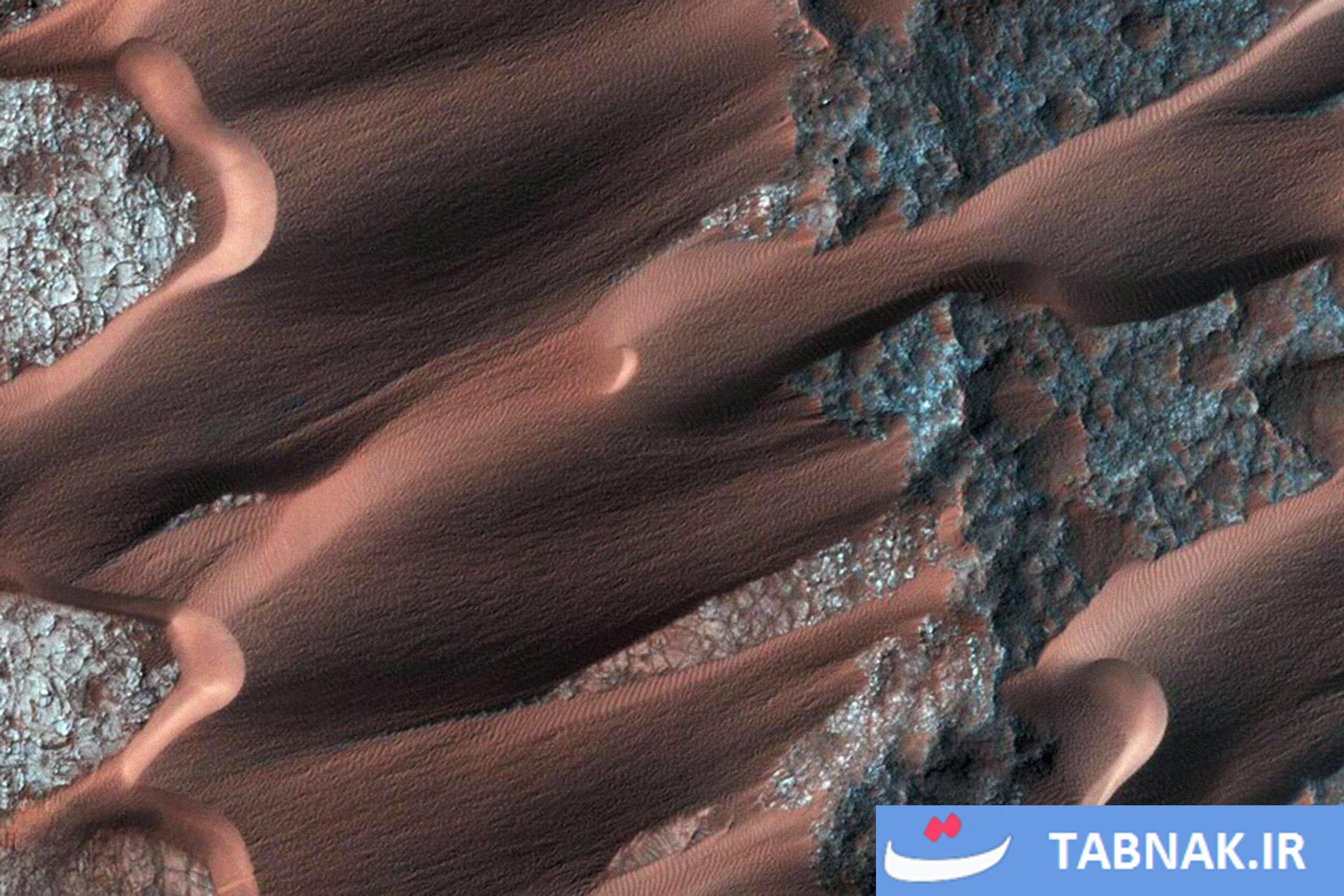 نماهای حیرت‌آور از مریخ