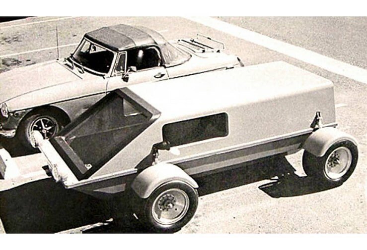 خودروی عجیب و غریب در سال 1977 با موتور کاوازاکی!