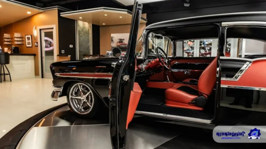 فروش جواهری کلاسیک توسط ونگارد موتور؛ شورولت بل ایر بازسازی‌شده با قلب V8 و قیمت نجومی