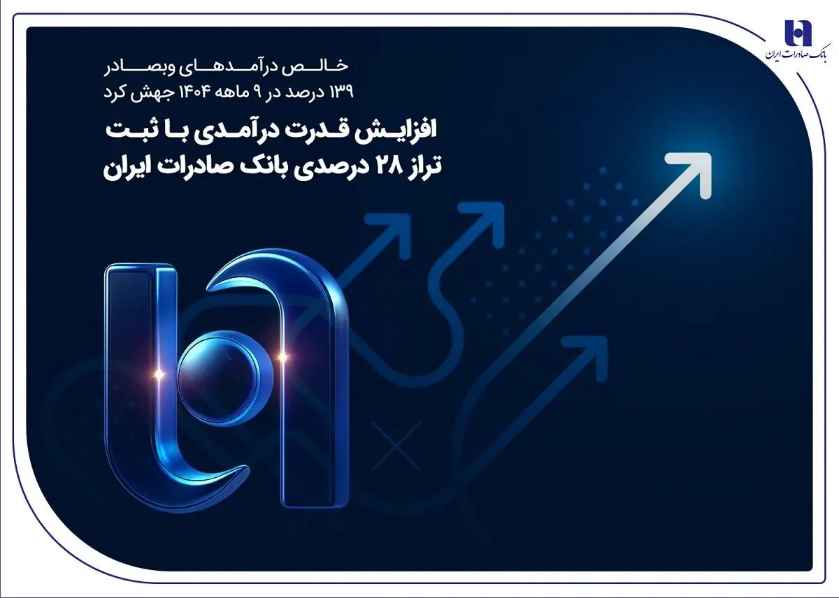 افزایش قدرت درآمدی با ثبت تراز ۲۸ درصدی بانک صادرات ایران