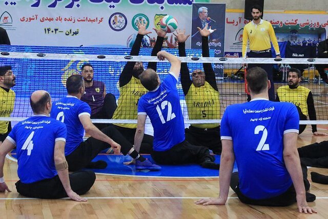 صعود تیم والیبال نشسته ارداق به مرحله نهایی لیگ یک کشور