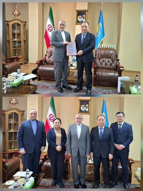 تاکید بر همکاری ایران و قرقیزستان در دیدار سفرای ۲ کشور در آستانه