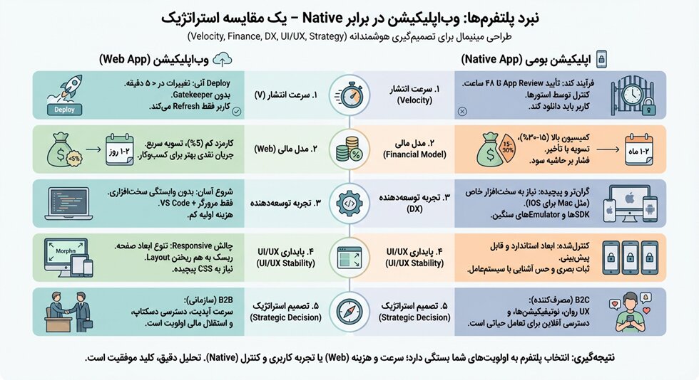 برنامهنویسی موبایل Android و iOS با طراحی وباپلیکیشن چه تفاوتهایی دارد
