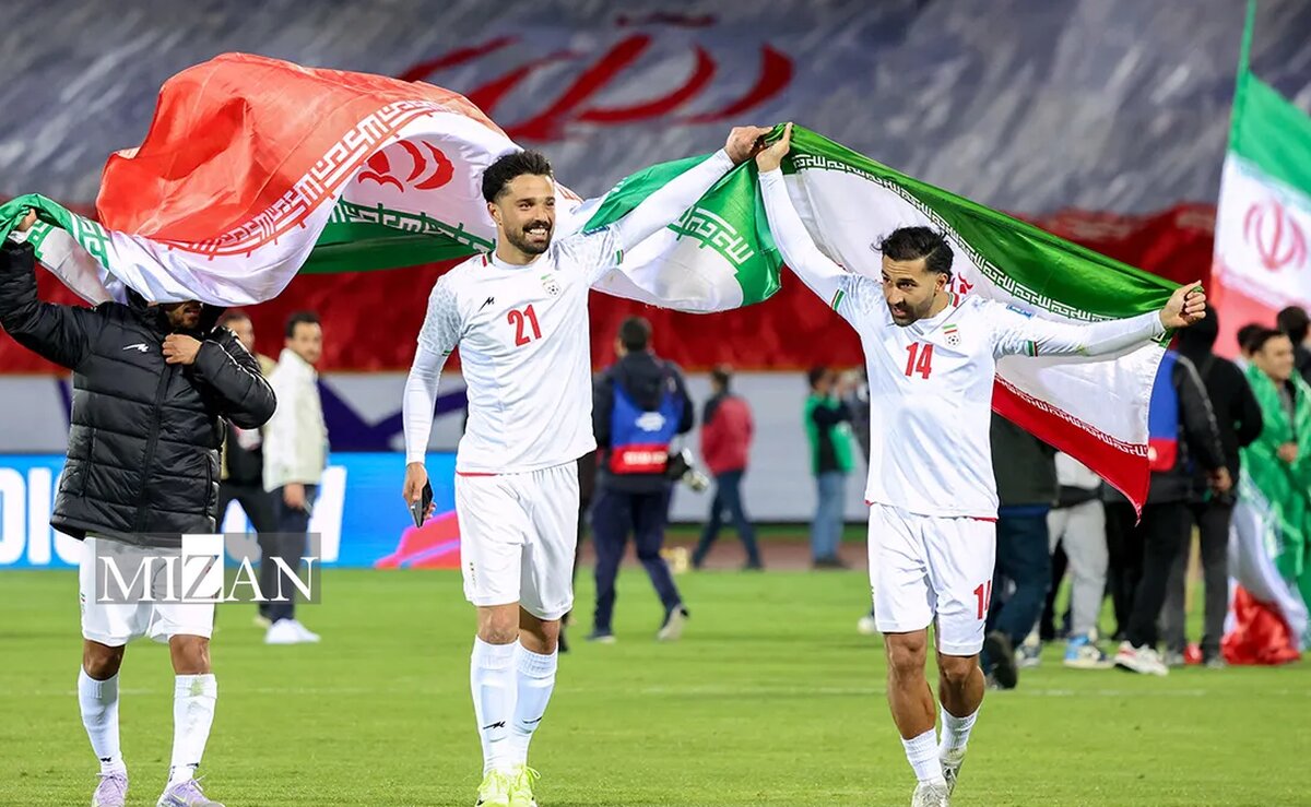 پوستر ویژه فوتبال لس‌آنجلس برای استقبال از تیم ملی ایران