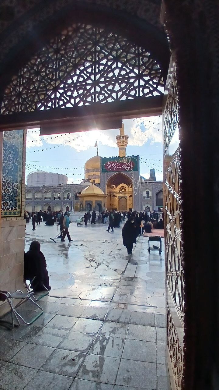 کتیبه‌های ولادت جوادالائمه(ع) در  حرم امام رضا(ع)