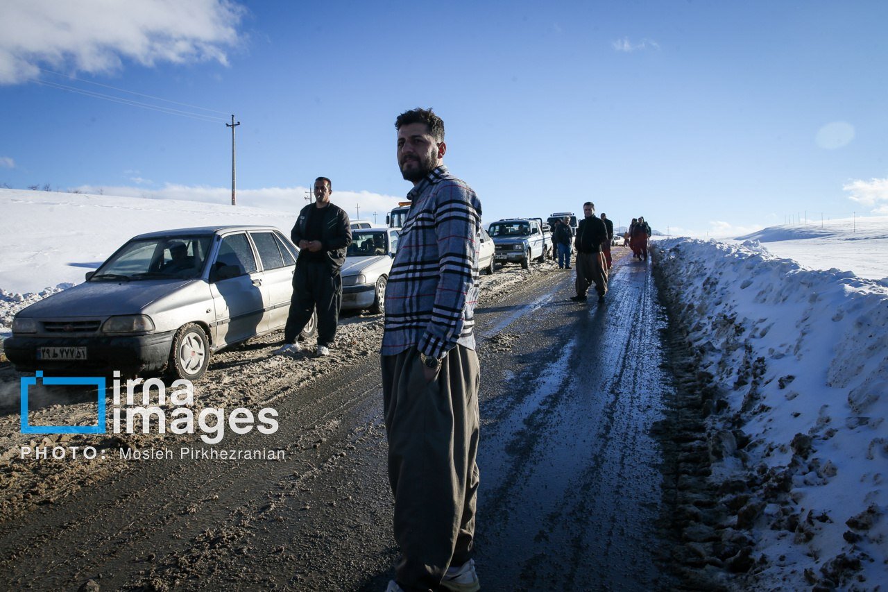 عکس/برف و کولاک زمستانی در کردستان
