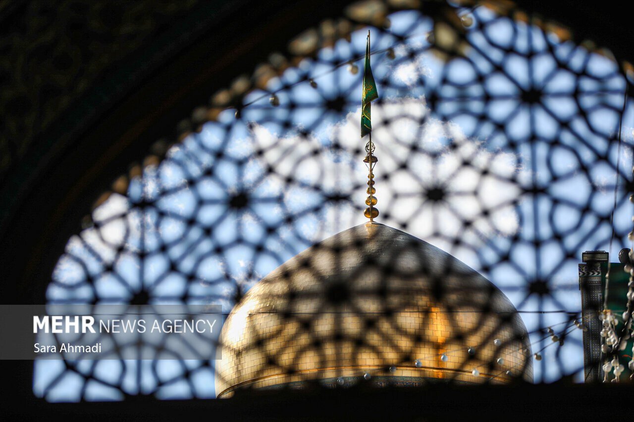 عکس/حرم مطهر حضرت رضا(ع) در آستانه ولادت امام جواد(ع)