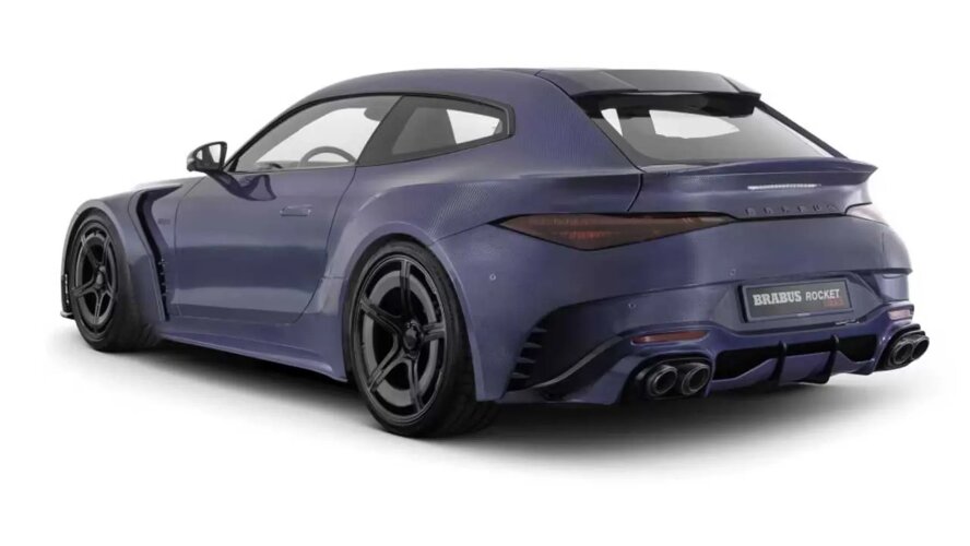 شاهکار ۱۰۰۰ اسببخاری برابوس با چاشنی فیبرکربن آبی