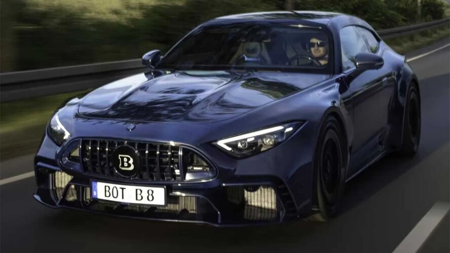 شاهکار ۱۰۰۰ اسببخاری برابوس با چاشنی فیبرکربن آبی